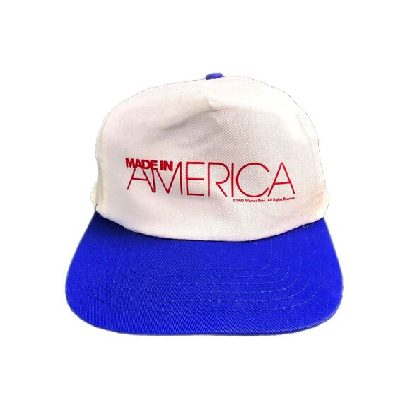 Vintage Made In America Movie Promo 90s Hat Snapback Ted Danson Whoopi Goldberg - Picture 1 of 11